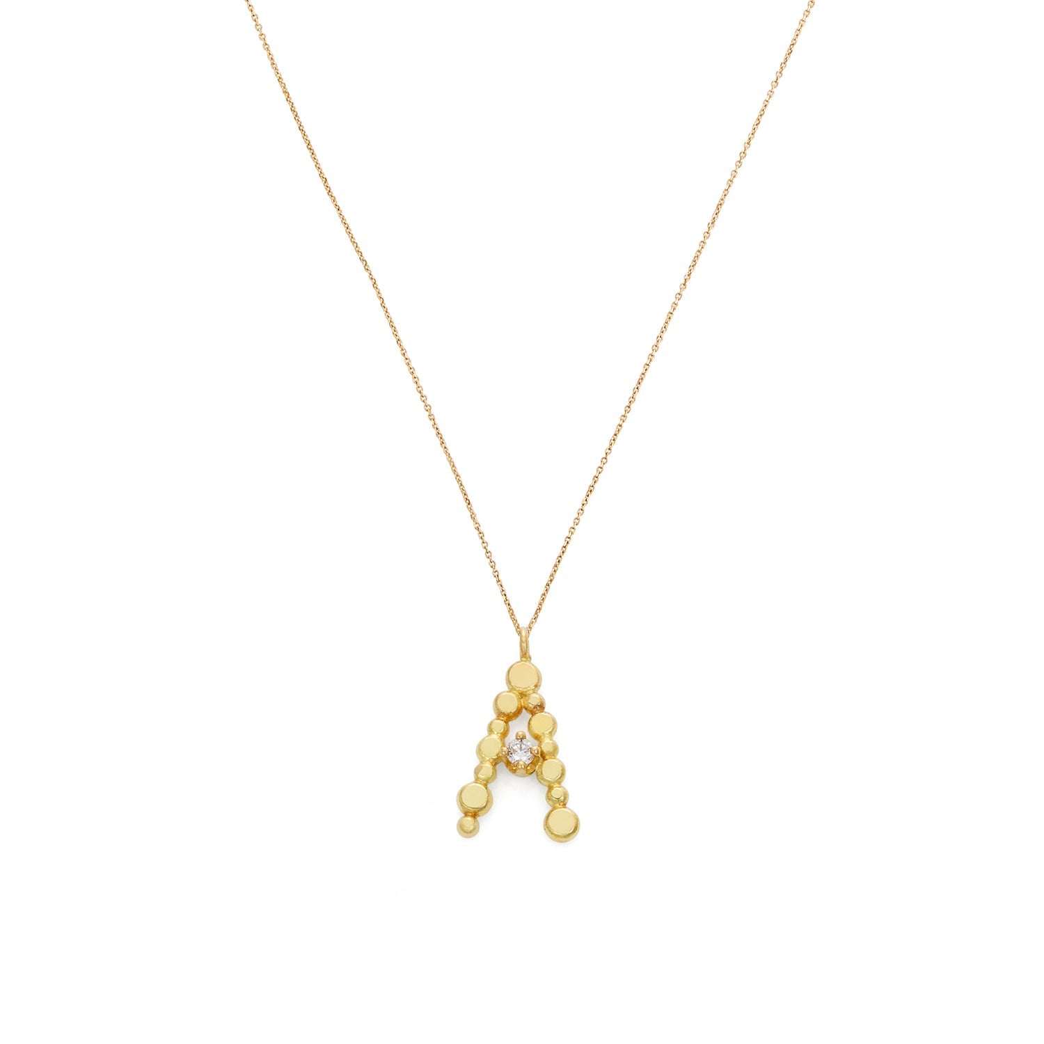 love letters 'a' necklace