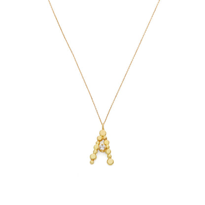 love letters 'a' necklace